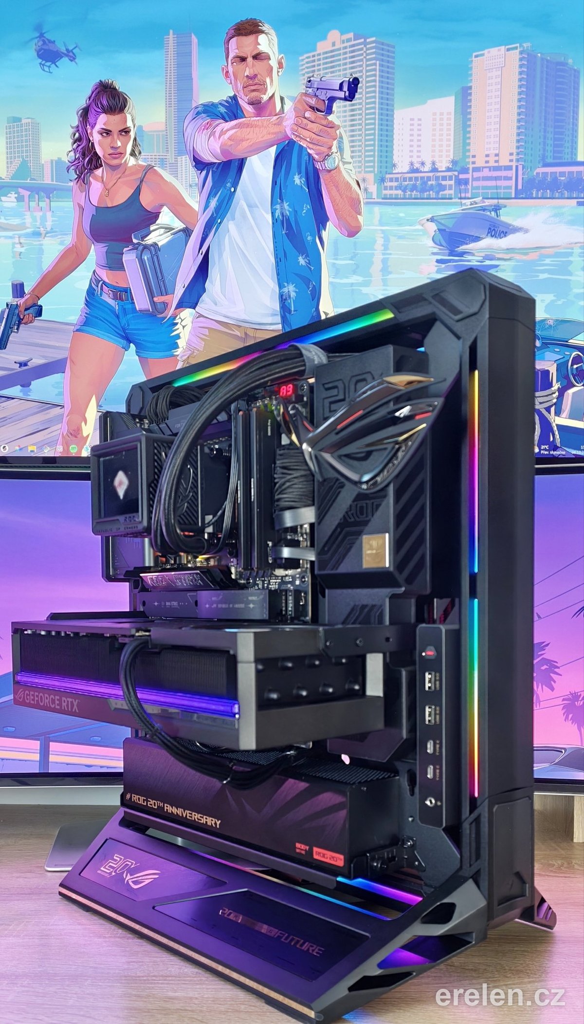 Erelen RTX 5080 / Ryzen 7 9850X3D Powered by ASUS