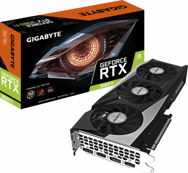Gigabyte Gaming OC GeForce RTX 3060 Ti 8GB — 8 GB GDDR6 Ampere — Erelen Olomouc — foto 1