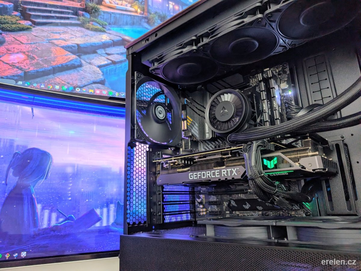 Gaming PC - 5800x / Asus TUF RTX 3070 — AMD Ryzen 7 5800X — ASUS TUF GeForce RTX 3070 8GB — Erelen Olomouc — photo 1
