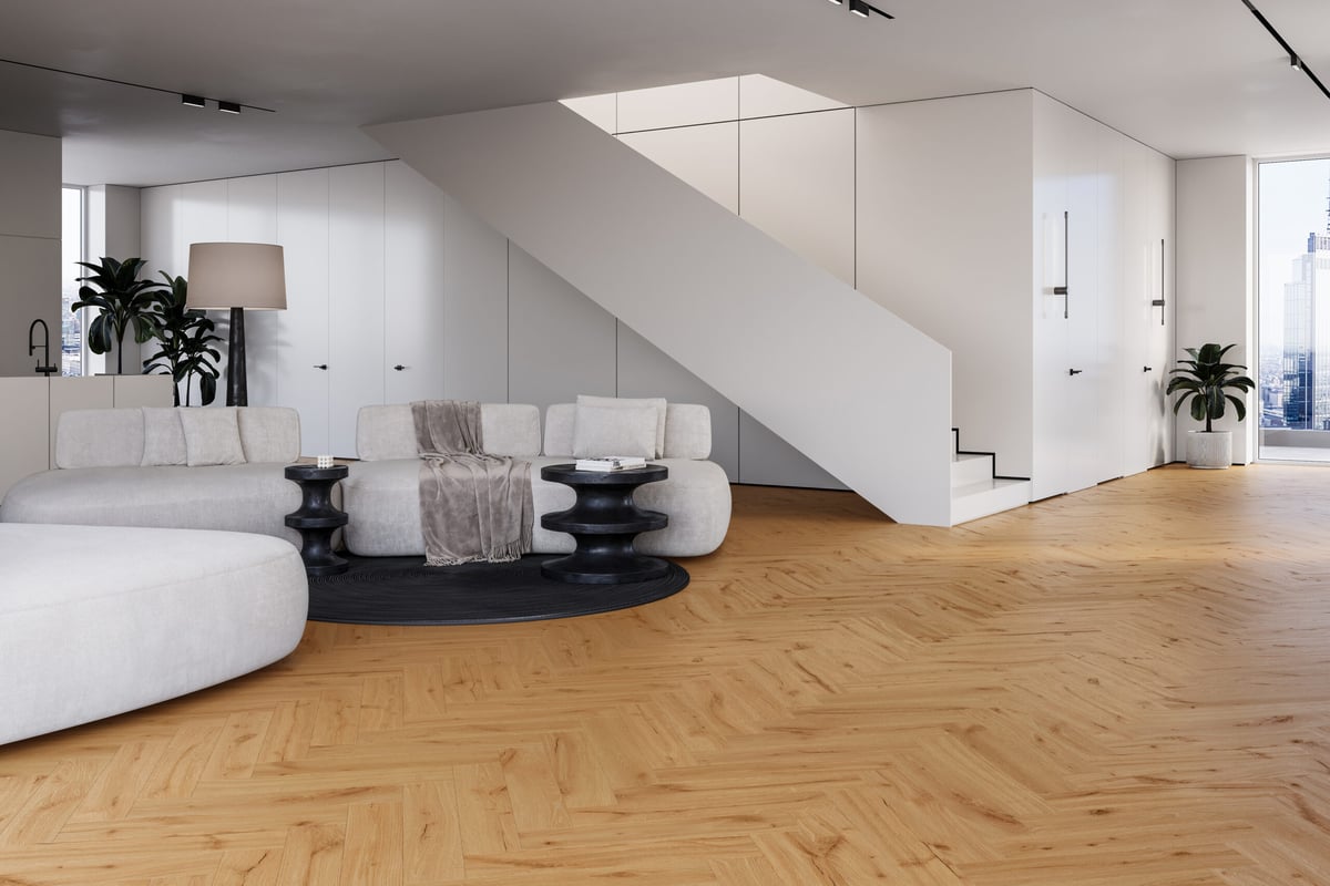 Ginger Oak HB DP5000027/DP5000028 - SPC Next Step Herringbone