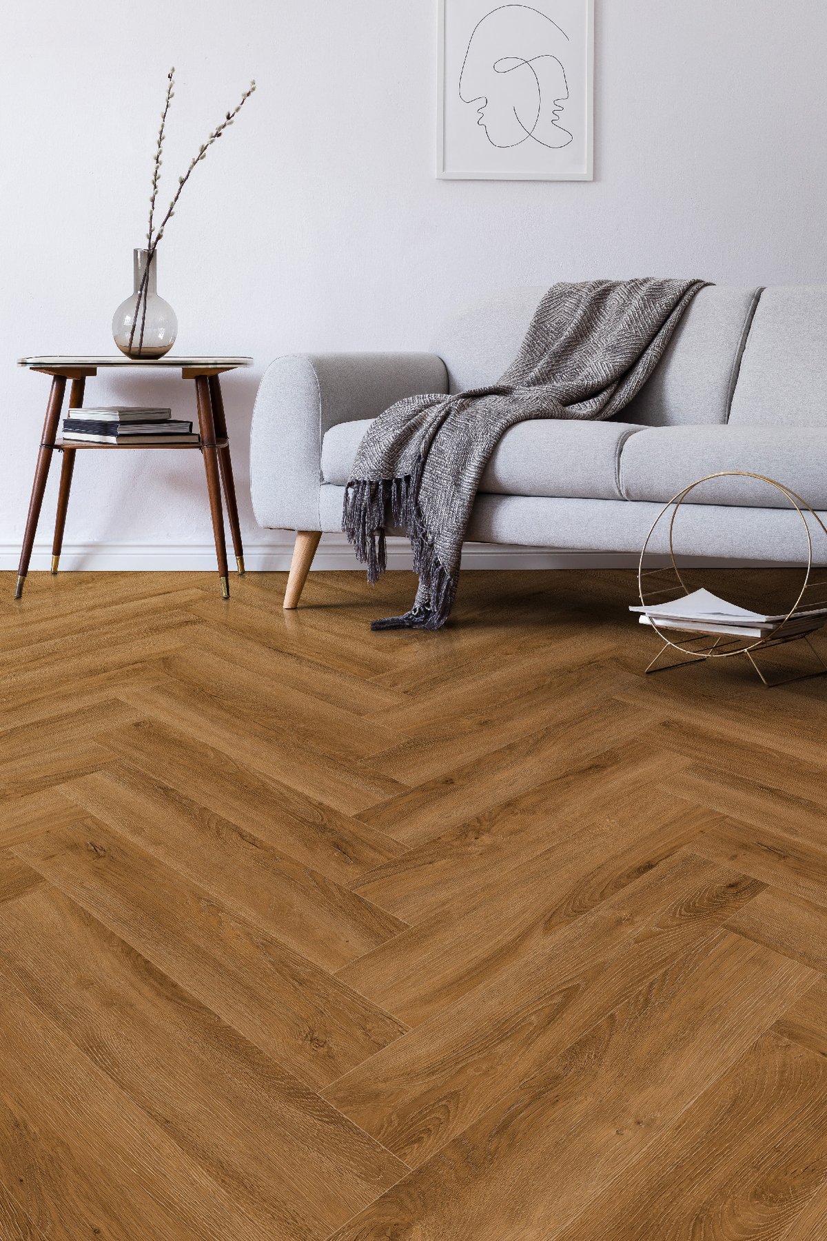 Dub Castelo Herringbone - SPC vinylová podlaha