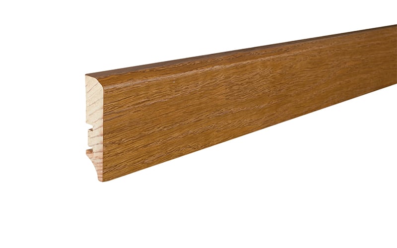 Podlahová soklová lišta dýhovaná, dýha dub, 2200 x 60 mm, profil P50, P5008012A