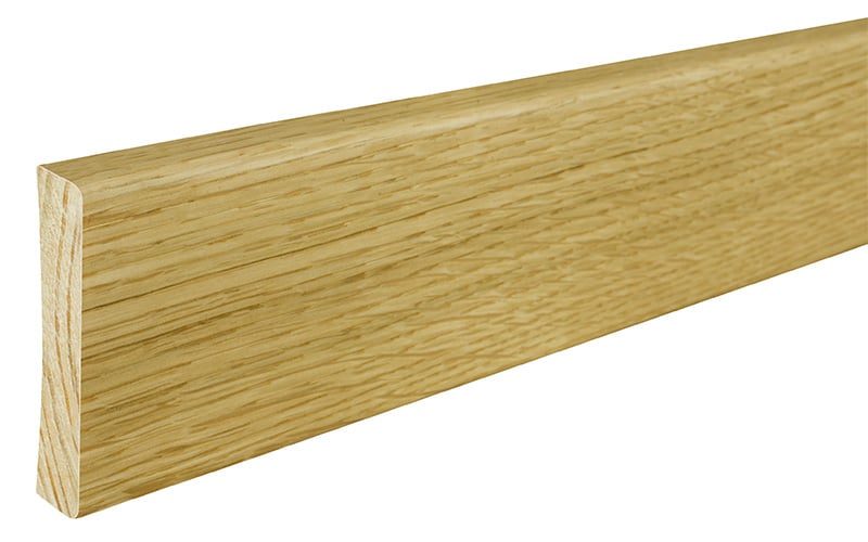 Podlahová soklová lišta dýhovaná, dýha dub, lak standard, 2200 x 70 mm, profil P70, P7001011A