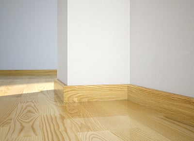 Podlahová soklová lišta dýhovaná, dýha jasan, lak standard, 2200 x 60 mm, profil P50, P5002011A