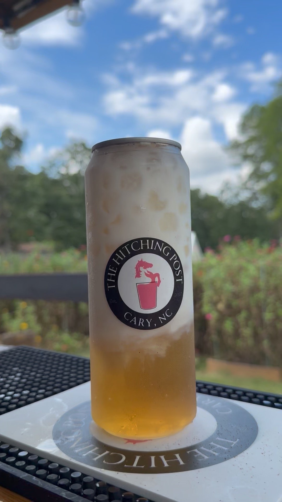Hand-crafted dirty soda with fresh ingredients at The Hitching Post