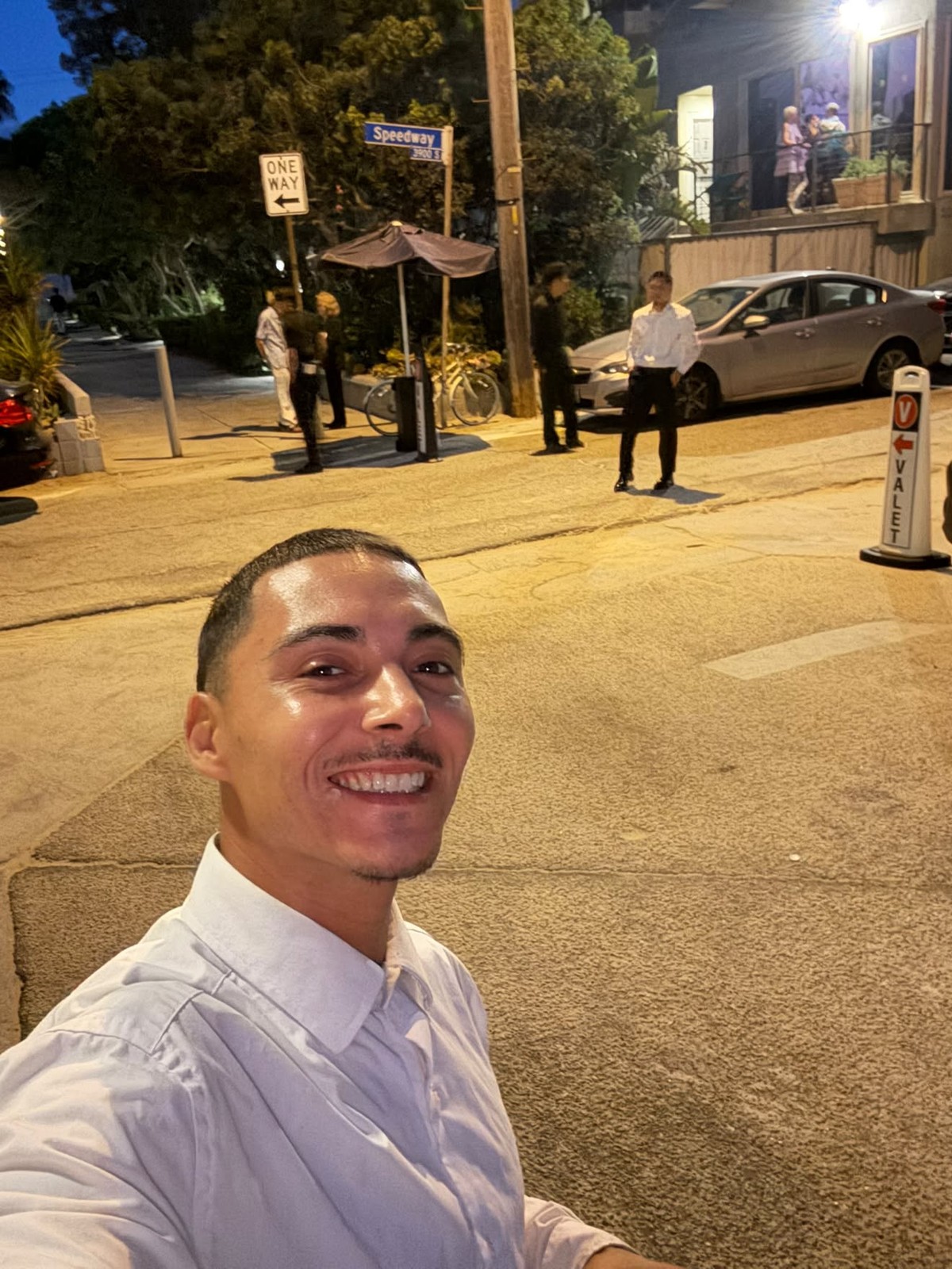 J&P Events valet attendant at an event