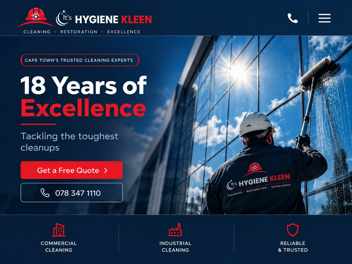 Preview of the Its Hygiene Kleen website