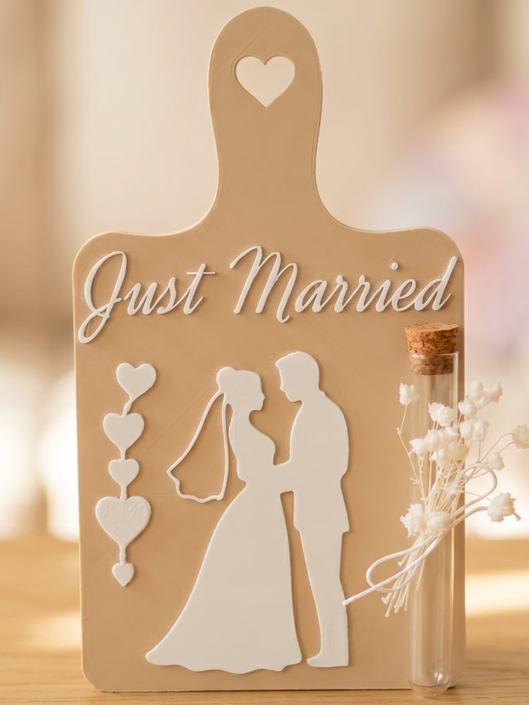 Just Married bord
