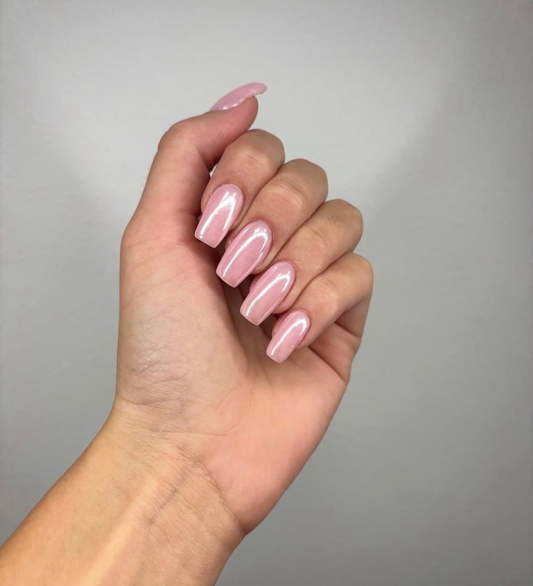 Chrome finish nails