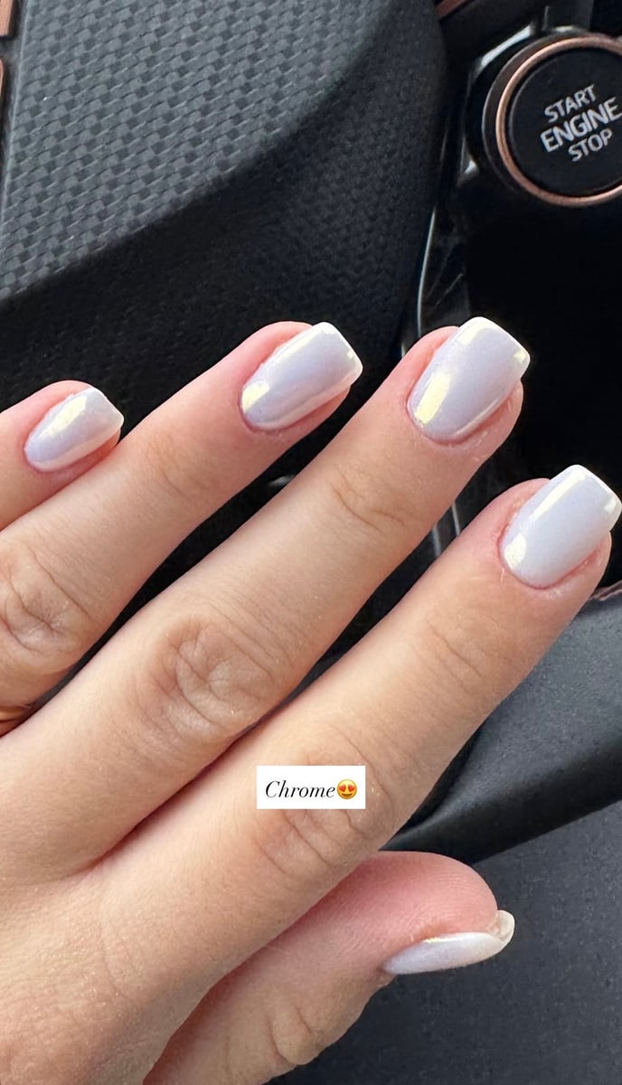 Glitter nail art