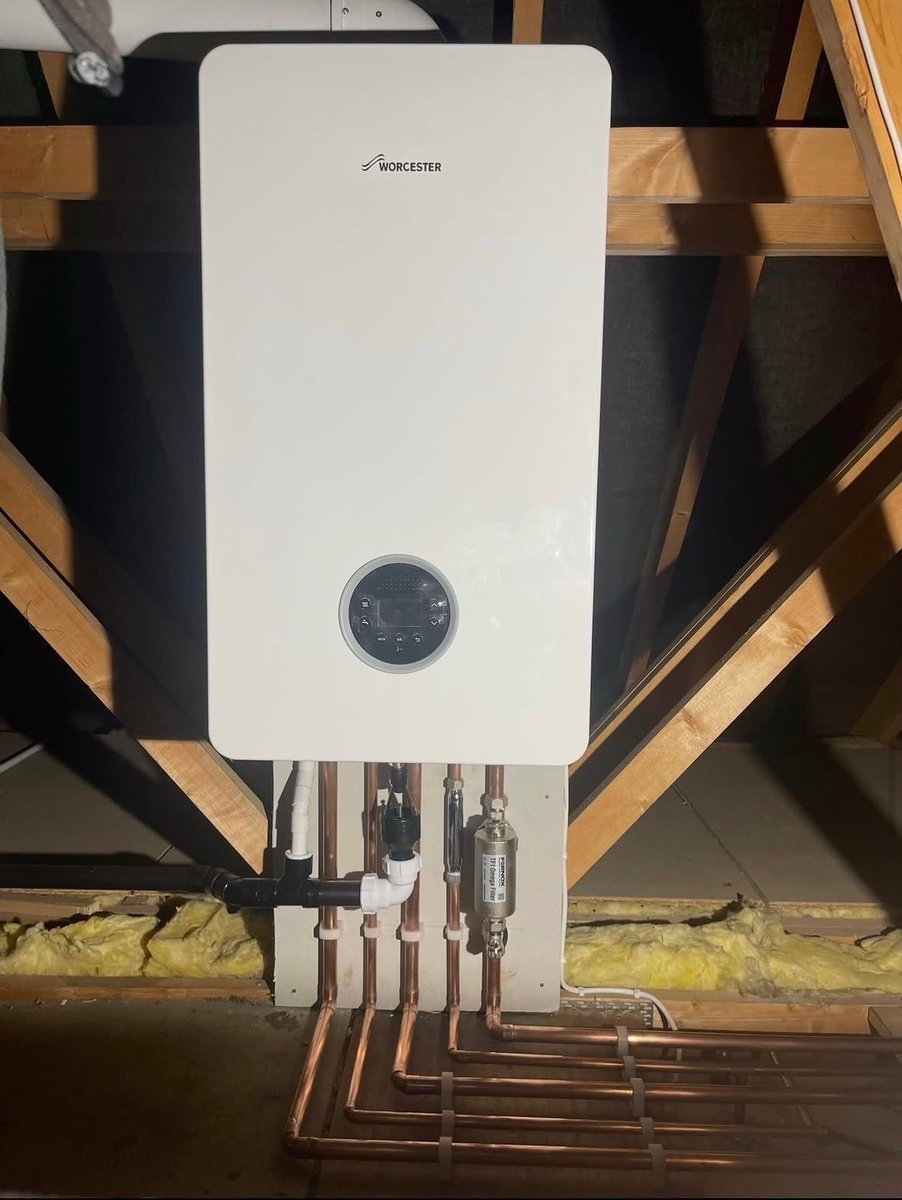 Worcester Bosch — Loft boiler installation