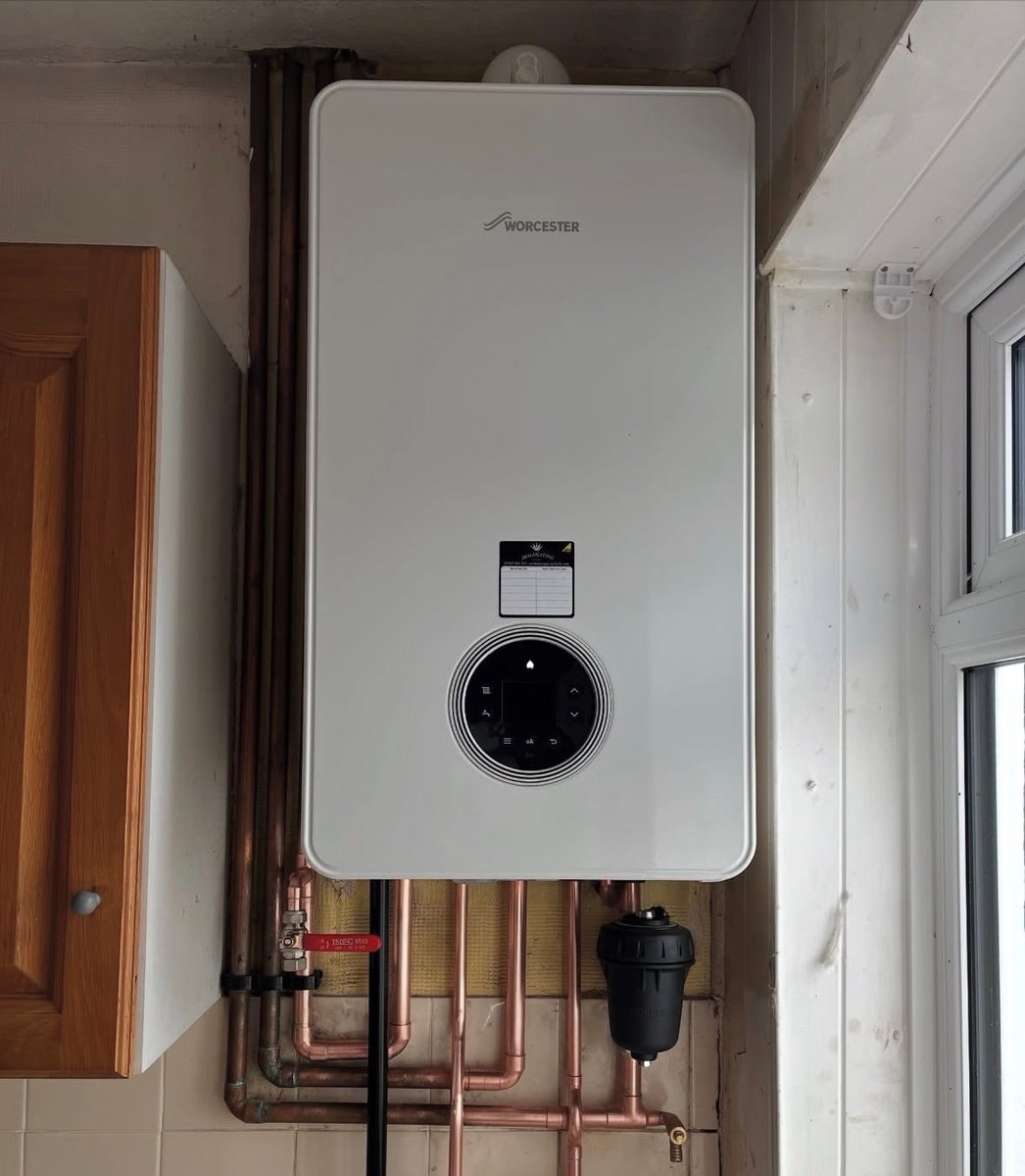Worcester Bosch — Greenstar install with magnetic filter