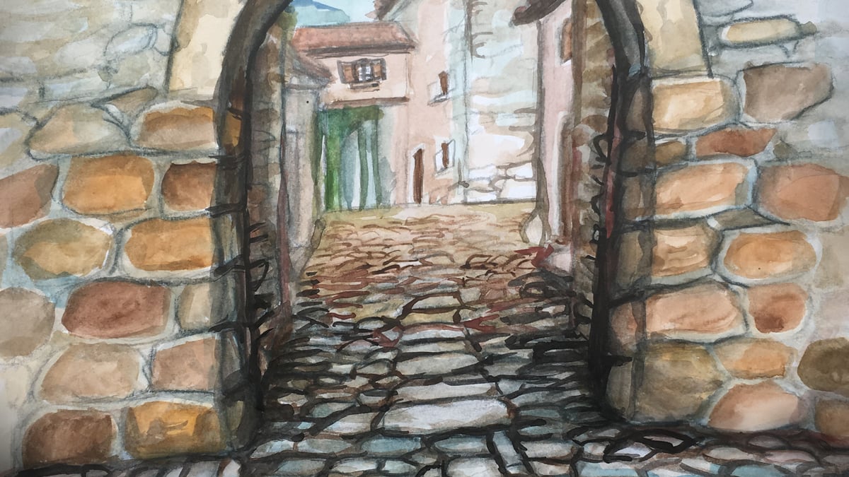 Ilustrace z knihy Grožnjanské mystérium