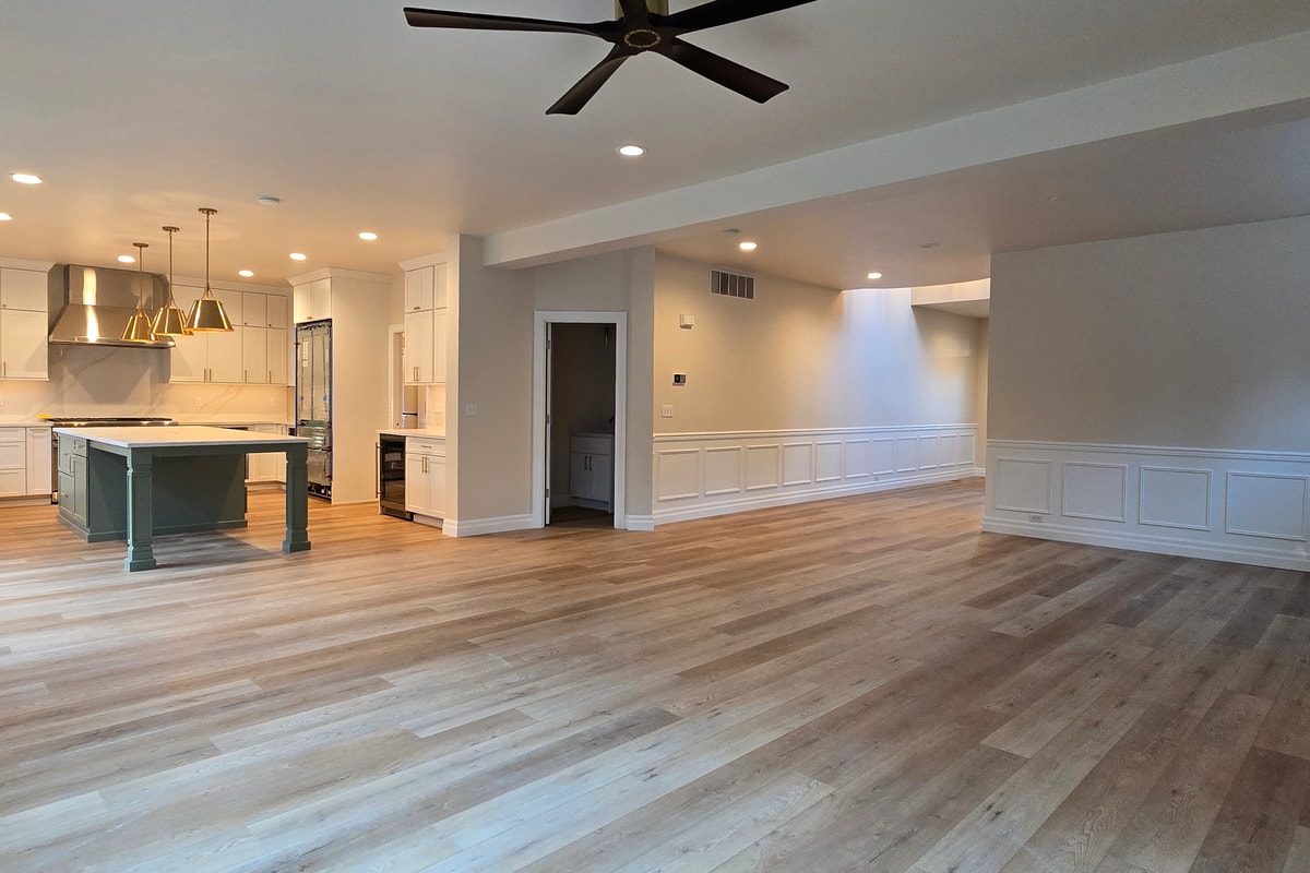Snohomish multi-phase whole-home remodel by Northwest Home Pros — kitchen, structural, stairwell, cabinetry, bathroom, and laundry mud room