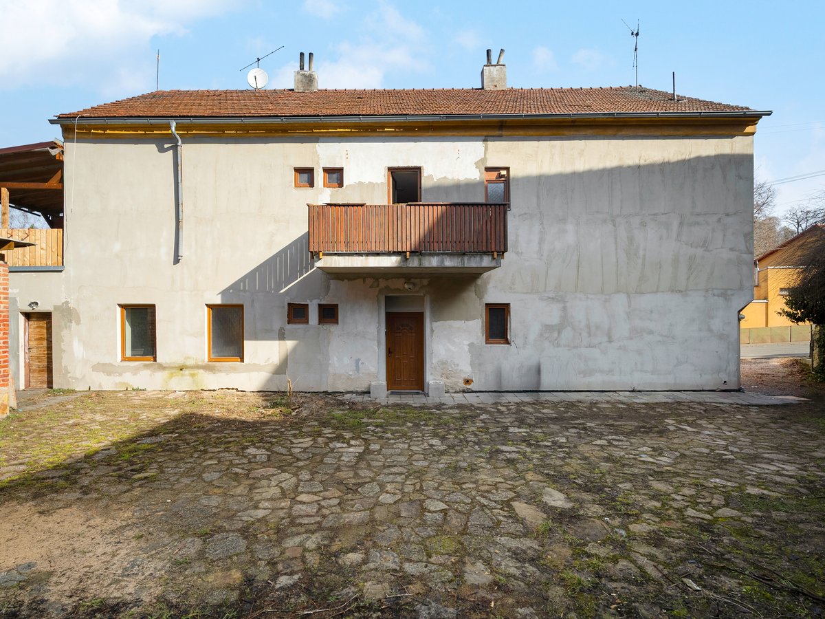 Pohled na zadní část domu