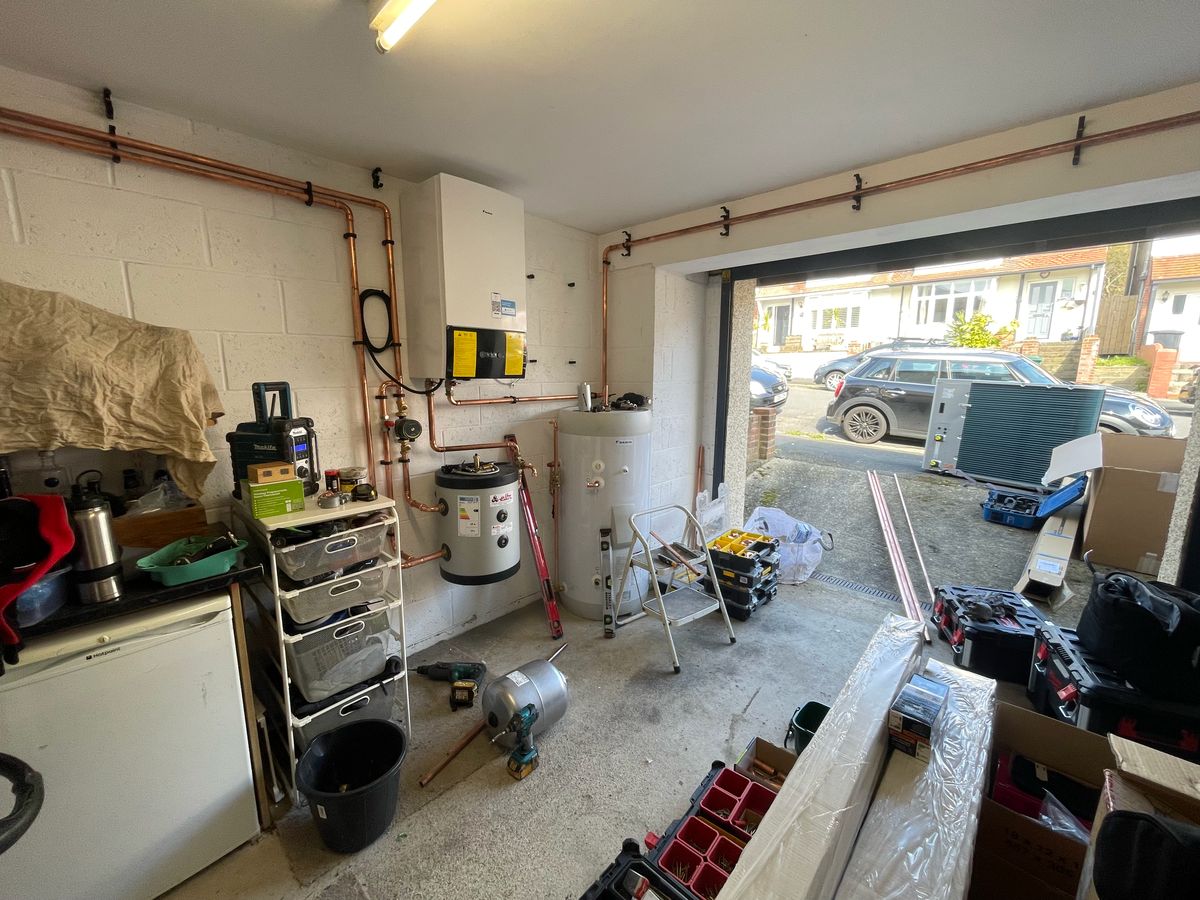Before heat pump install — Bungalow in Wivenhoe