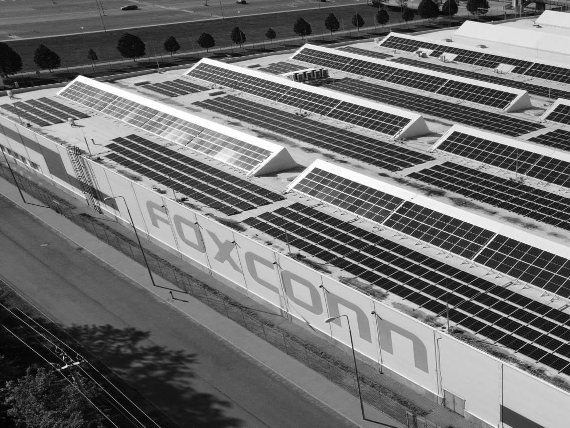 Foxconn – Dodávka a inštalácia fotovoltaického systému vrátane AC/DC časti a dispečerského riadenia