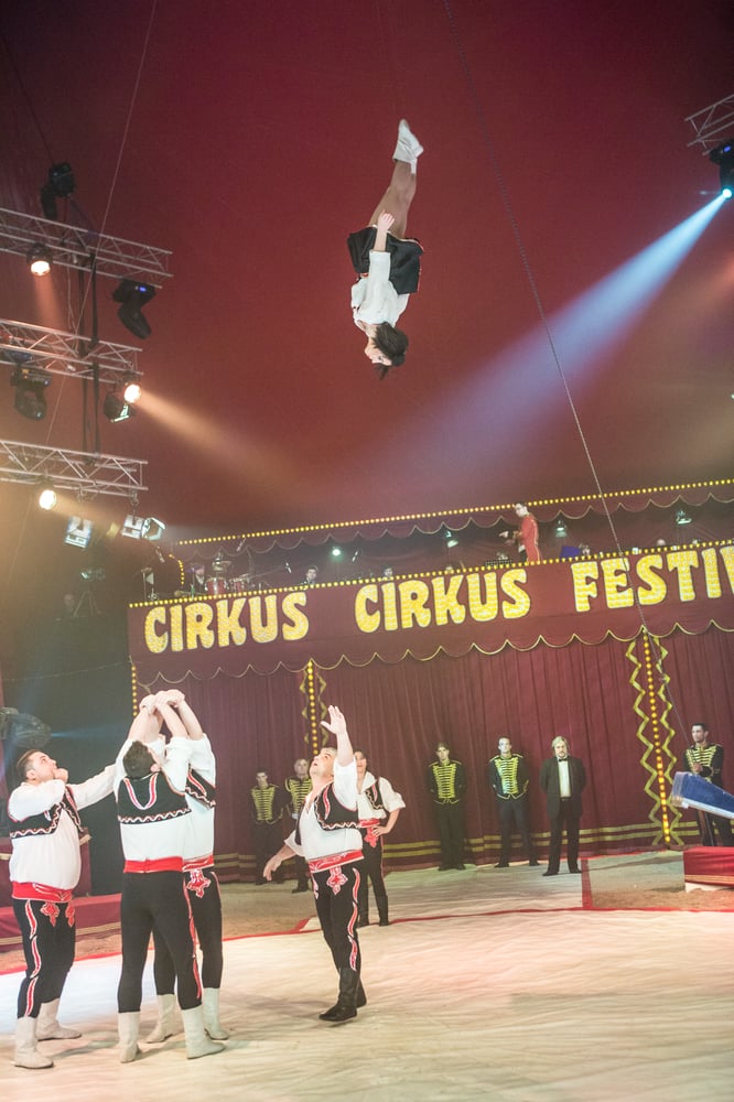 Letní salto nad manéží na Cirkus Cirkus Festivalu