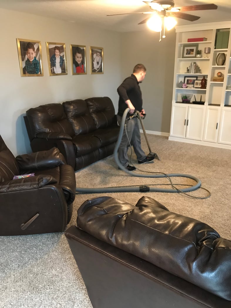 Carpet — Full Living Room Clean | GREENER STEAMER Columbus Ohio