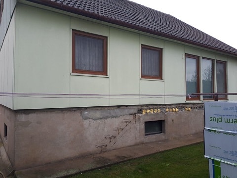 Fasáda Borek - systém Ceresit Ceretherm EPS — před 2