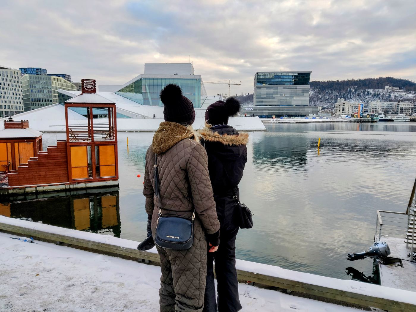 View over the Oslofjord by the Oslo Opera House