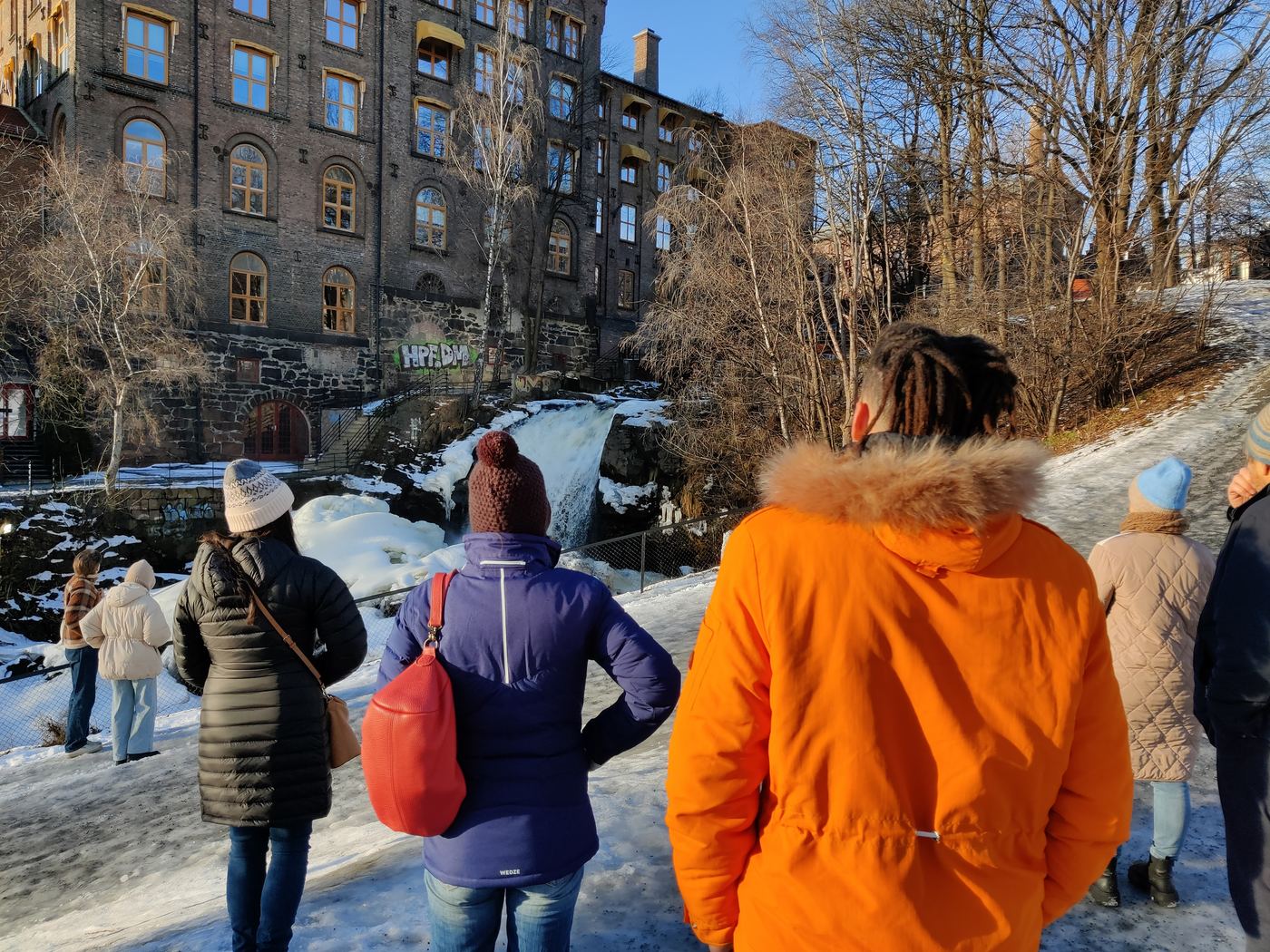 Winter view over Grünerløkka during an OsloWay private walk