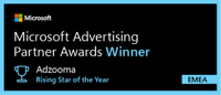 Microsoft Advertising Partner Awards EMEA Rising Star Winner