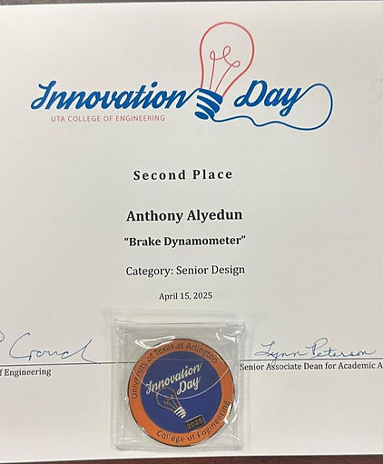 Engineering Day award from UTA