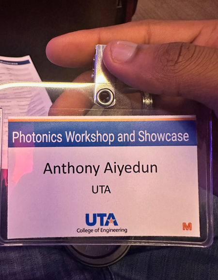 Anthony Aiyedun at the Shimadzu Institute nanofab