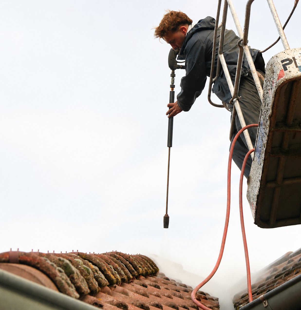 Hogedruk op mosrand