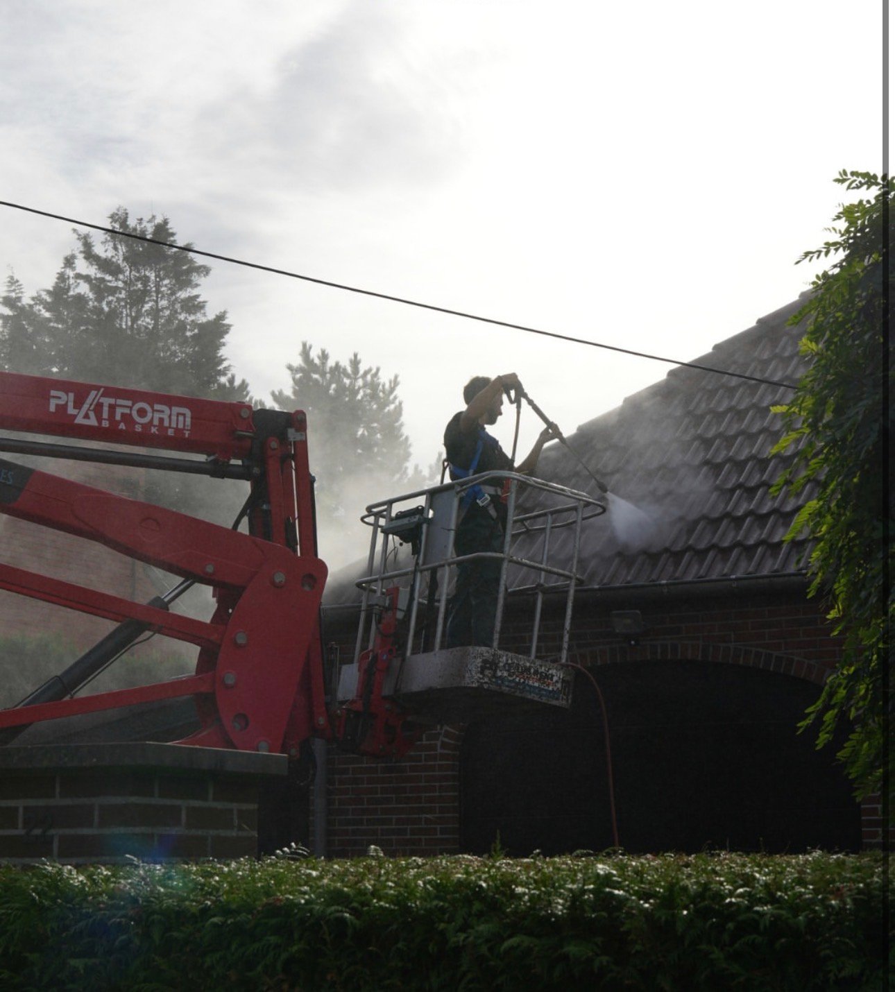 Stoomreiniging in actie