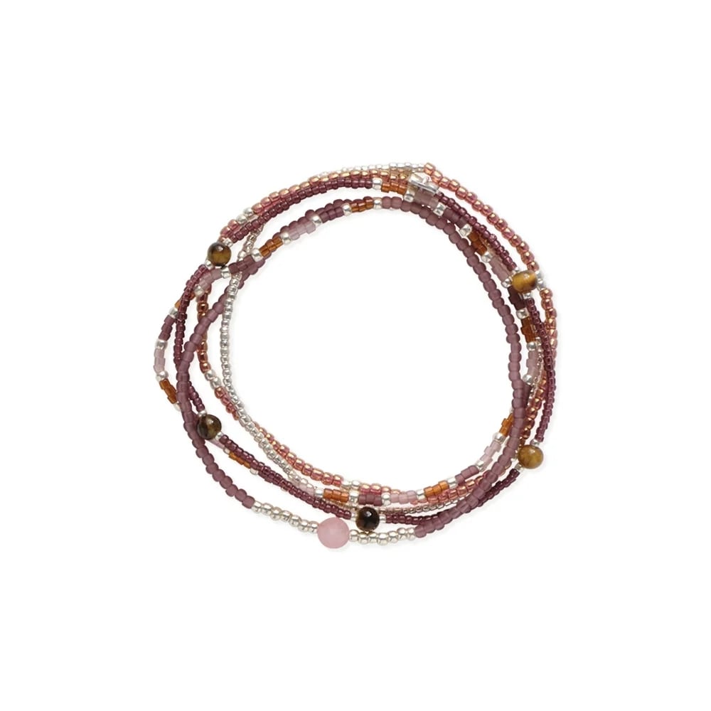 Experience Rozenkwarts Armband – Zilverkleurig