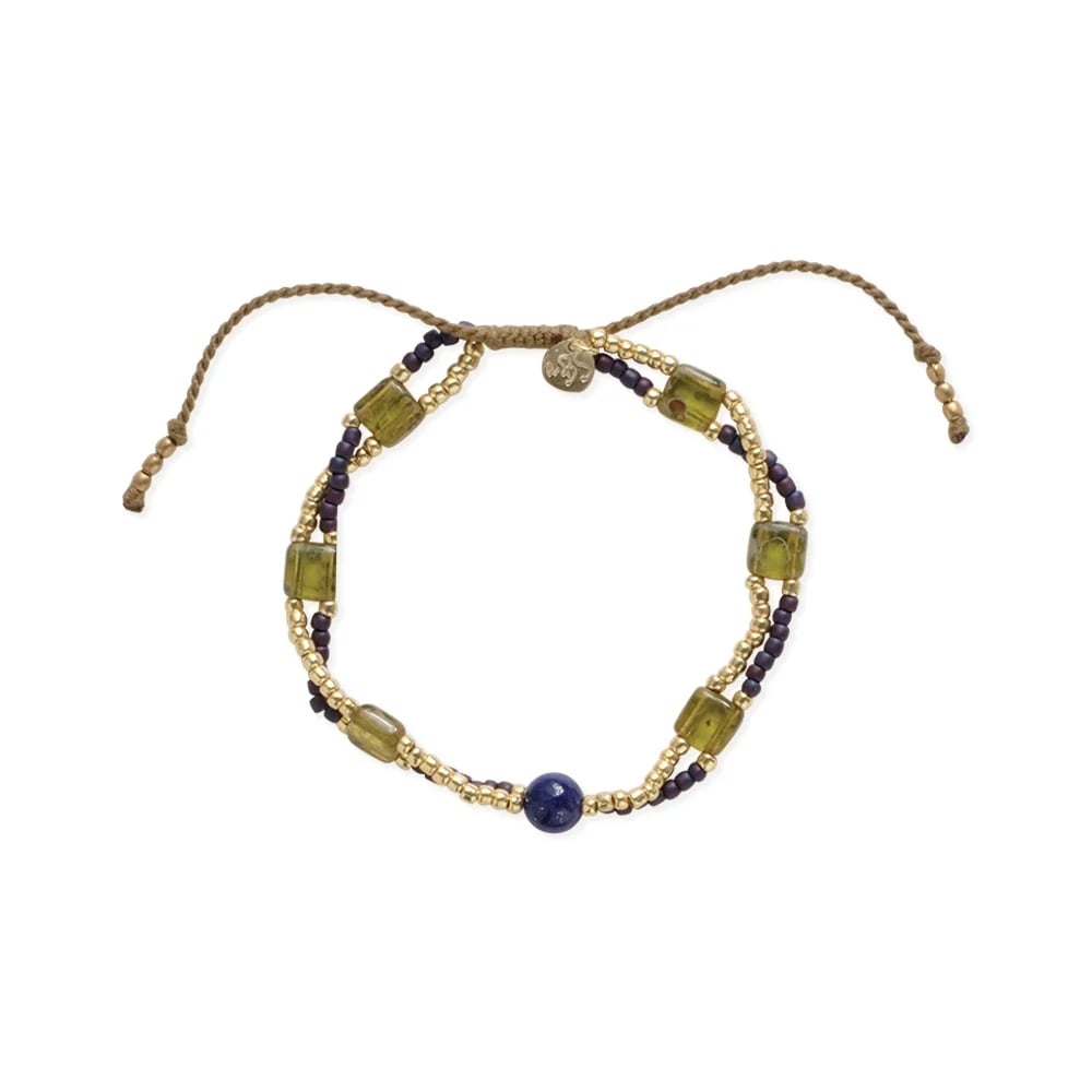 Dreamer Lapis Lazuli Armband – Goudkleurig