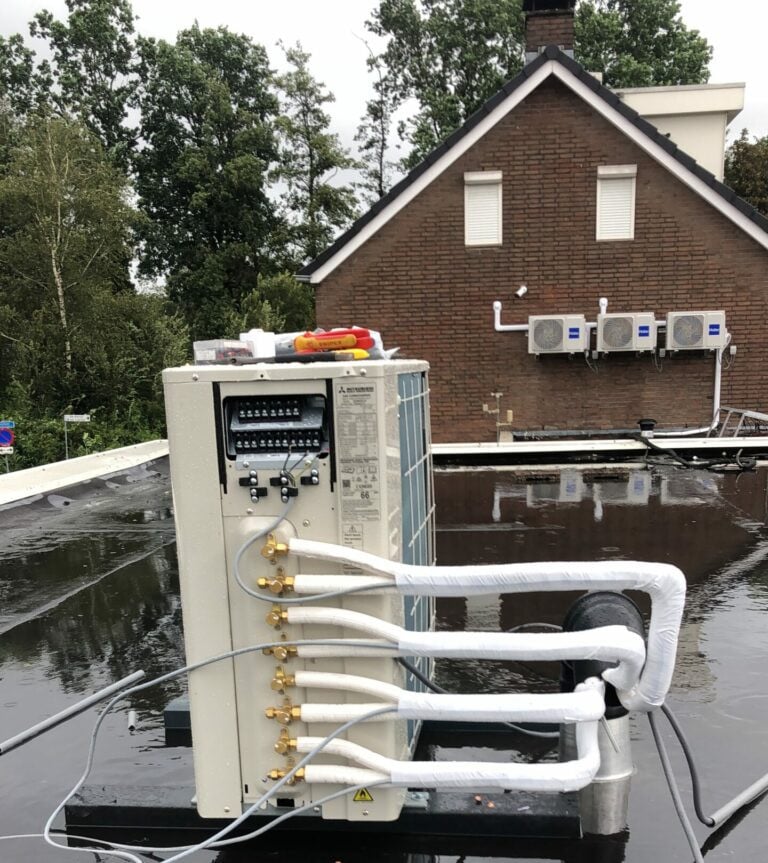 Multi-split Systeem Plat Dak