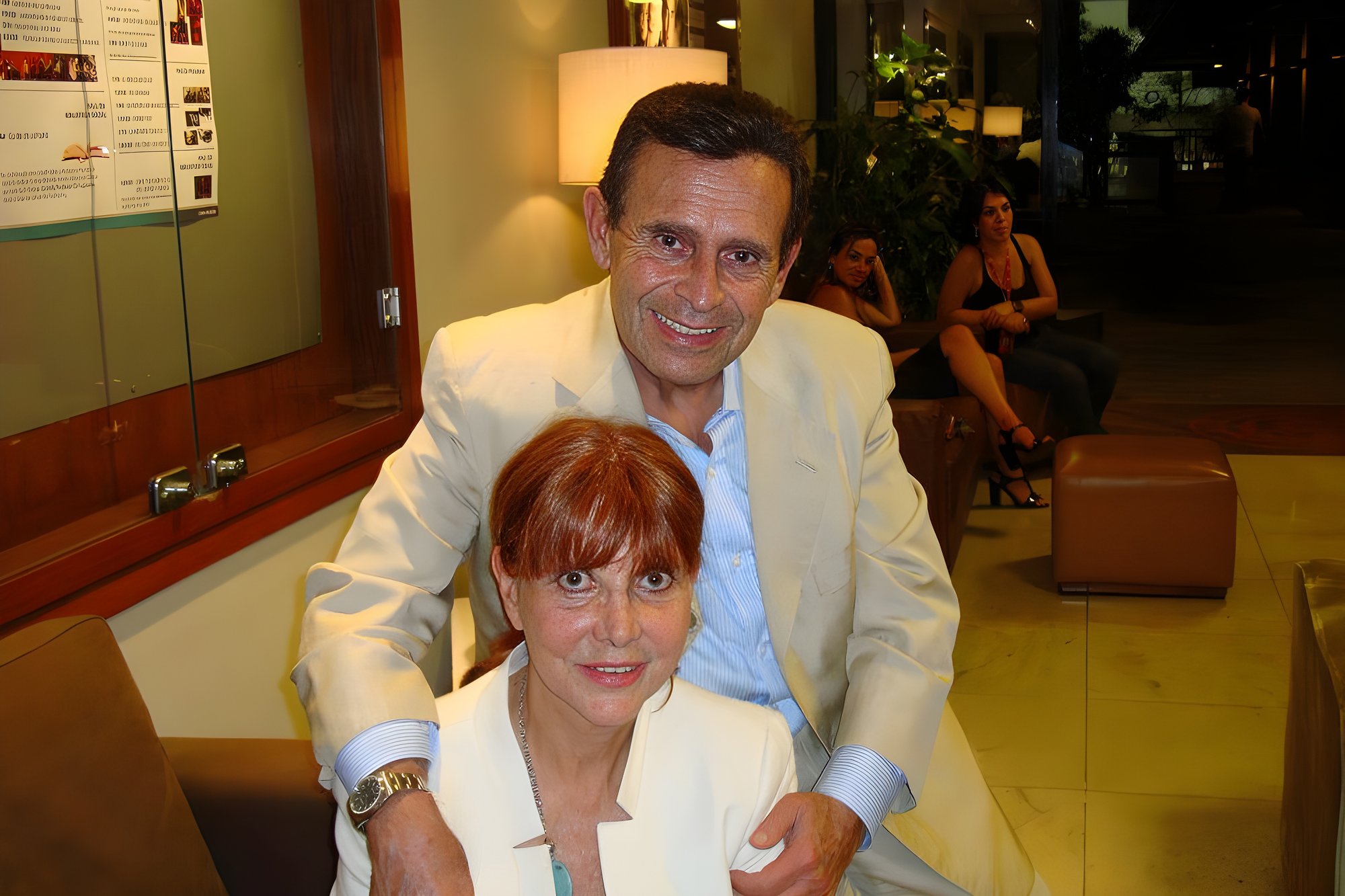 Margarita em evento cultural com acompanhante