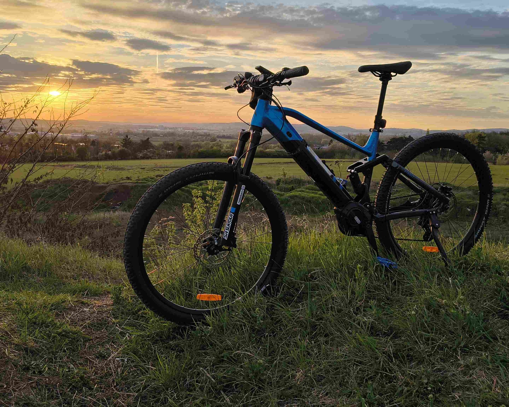 Sunset ride, Brno, South Moravia