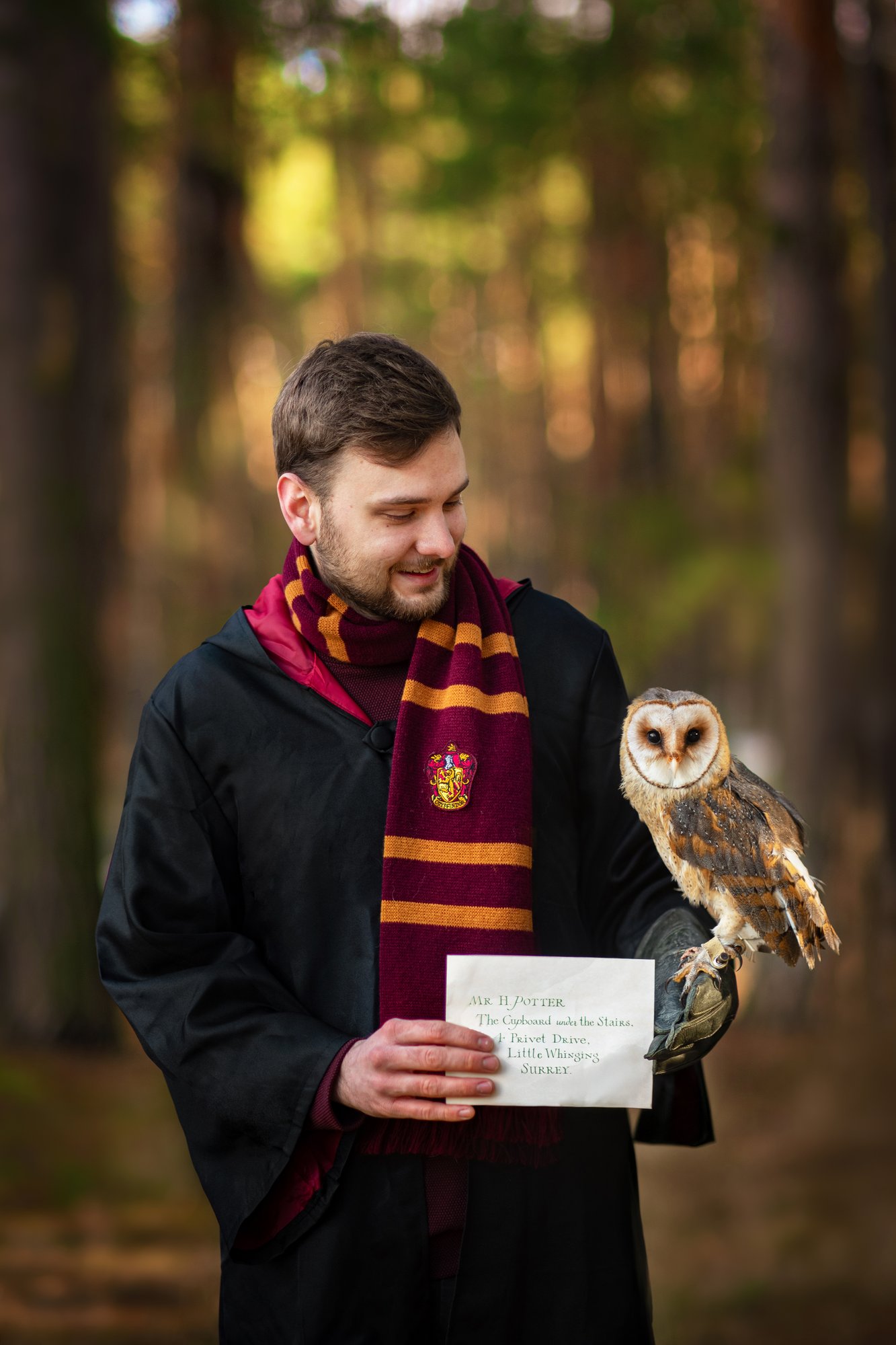 Kouzelné Harry Potter focení se psem