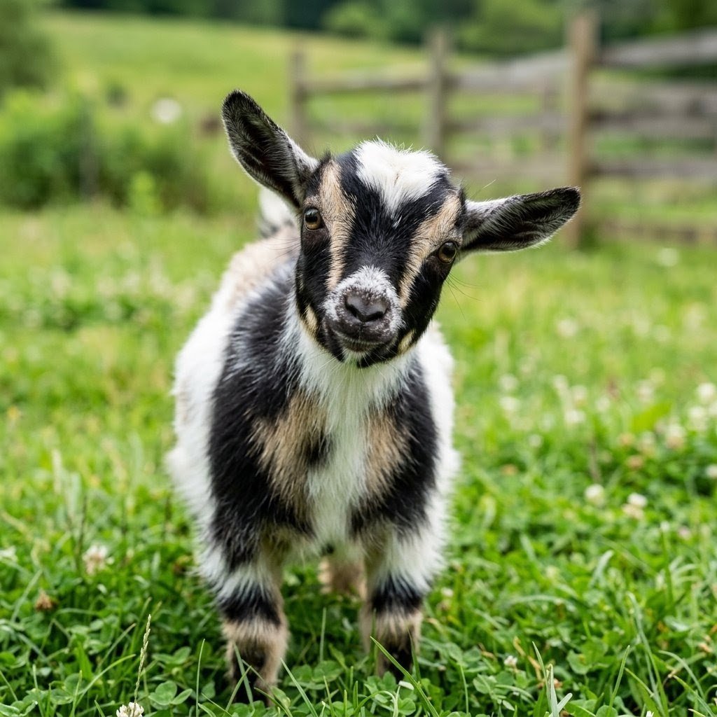 Adorable Nigerian Dwarf Goat at Sunnydale Farm