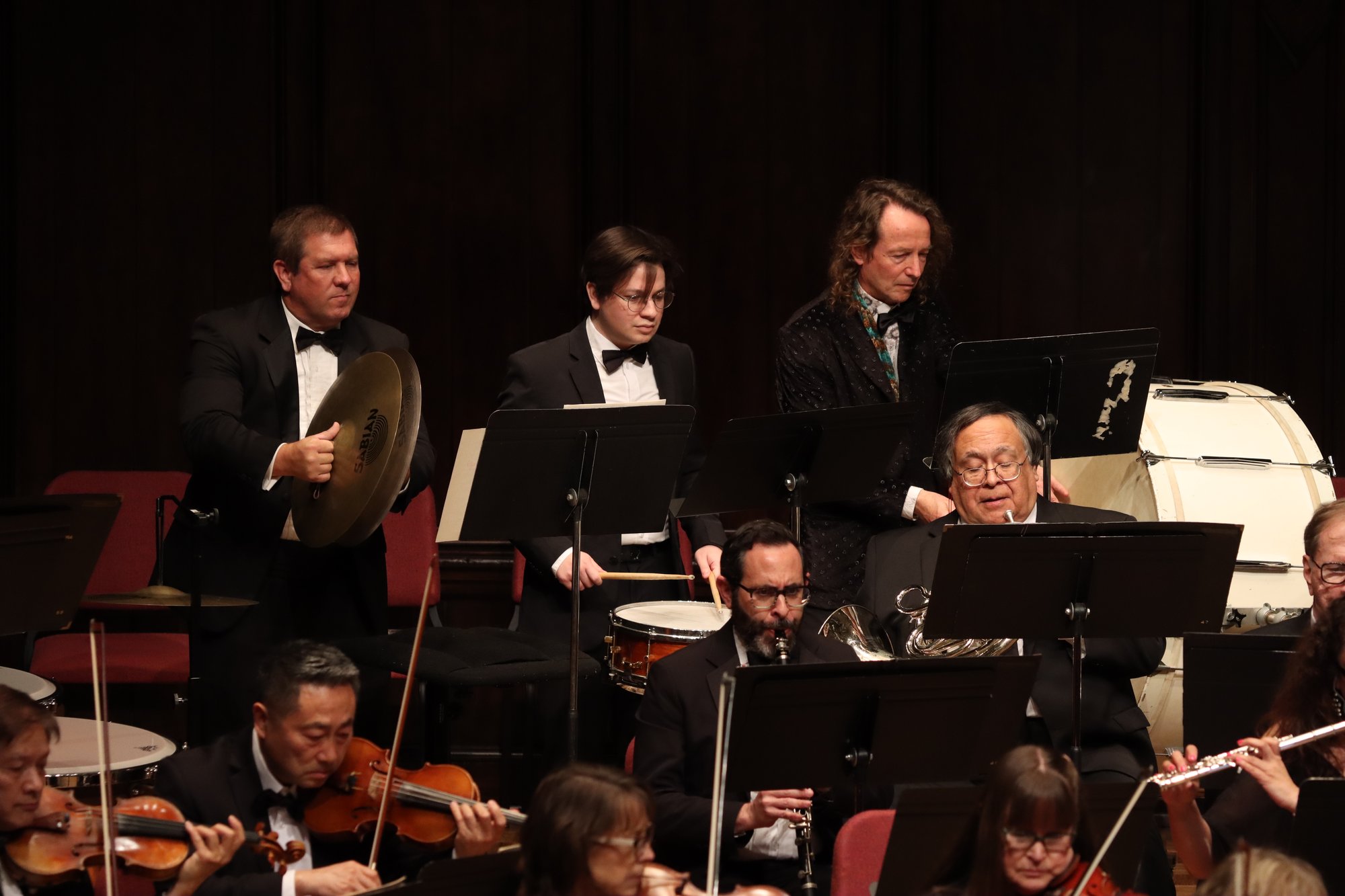 Claremont Symphony Orchestra musicians performing in concert