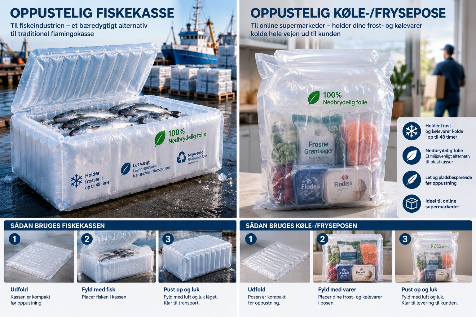 Industrielle løsninger med beskyttelse og intelligent emballage