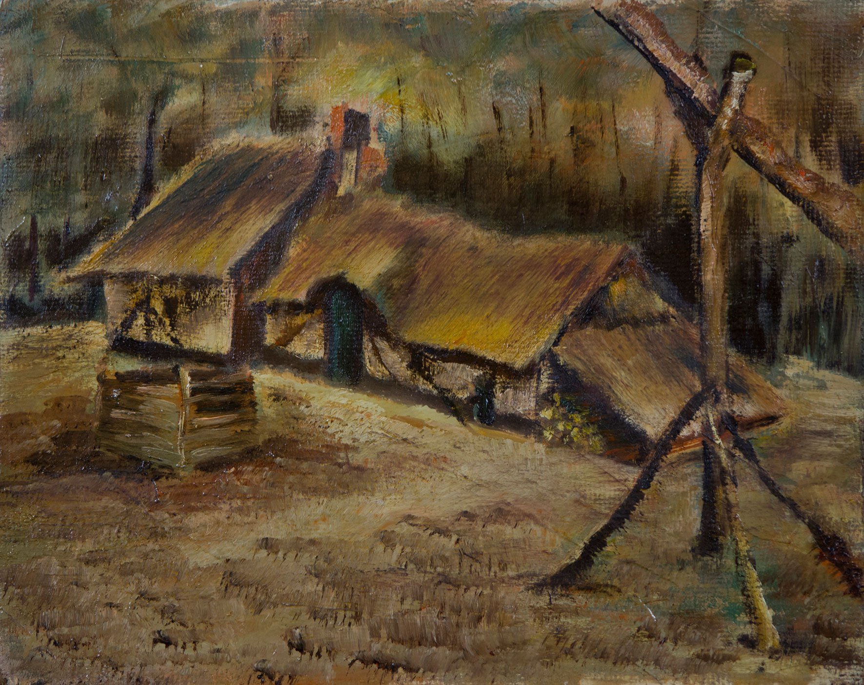 Boerderij met waterput