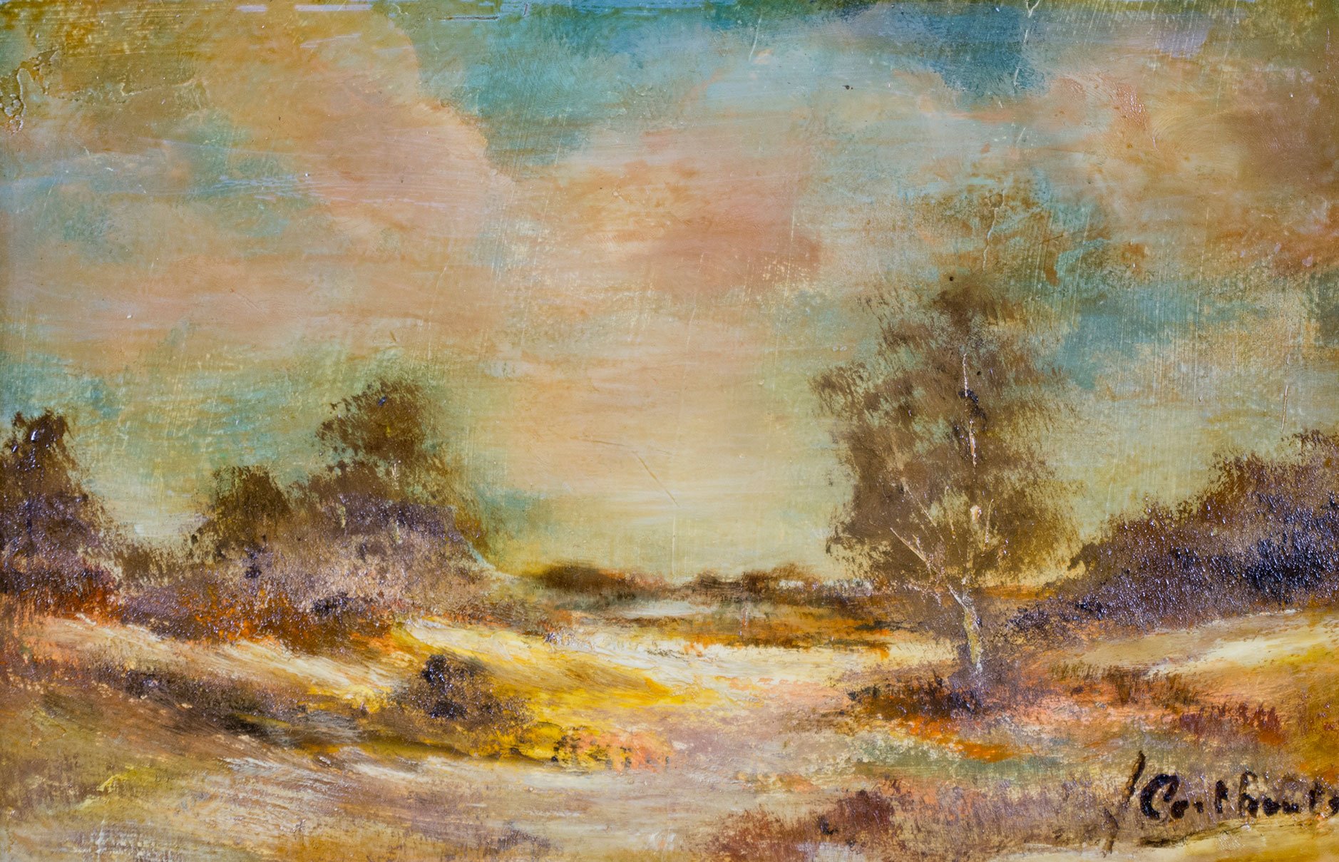 Gouden landschap