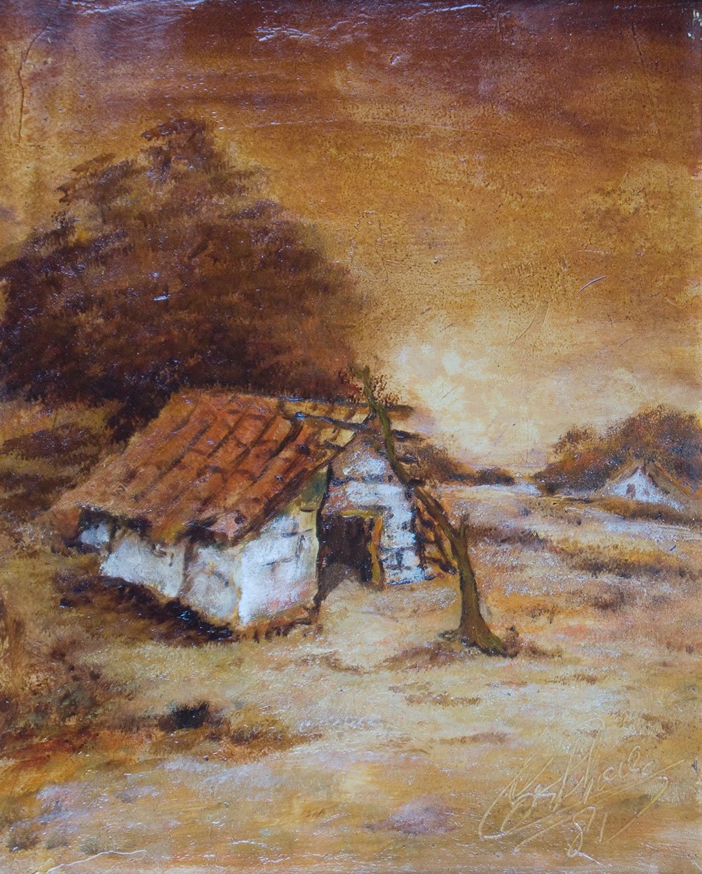 Witte stal
