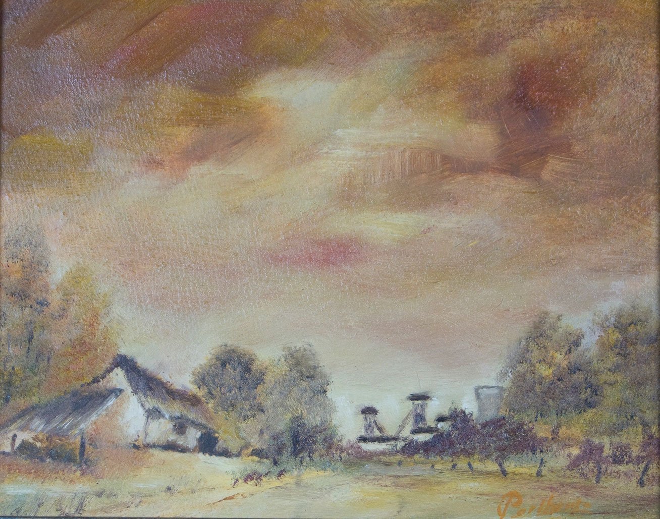 Boerderij nabij de koolmijn