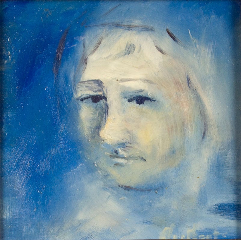 Meisje in blauw