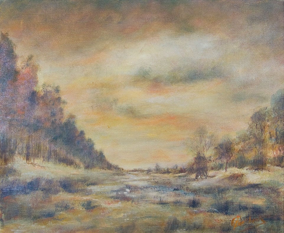 Geul naast heuvel