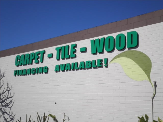 3D sign letters installed on building in Anaheim — OC Sign Company