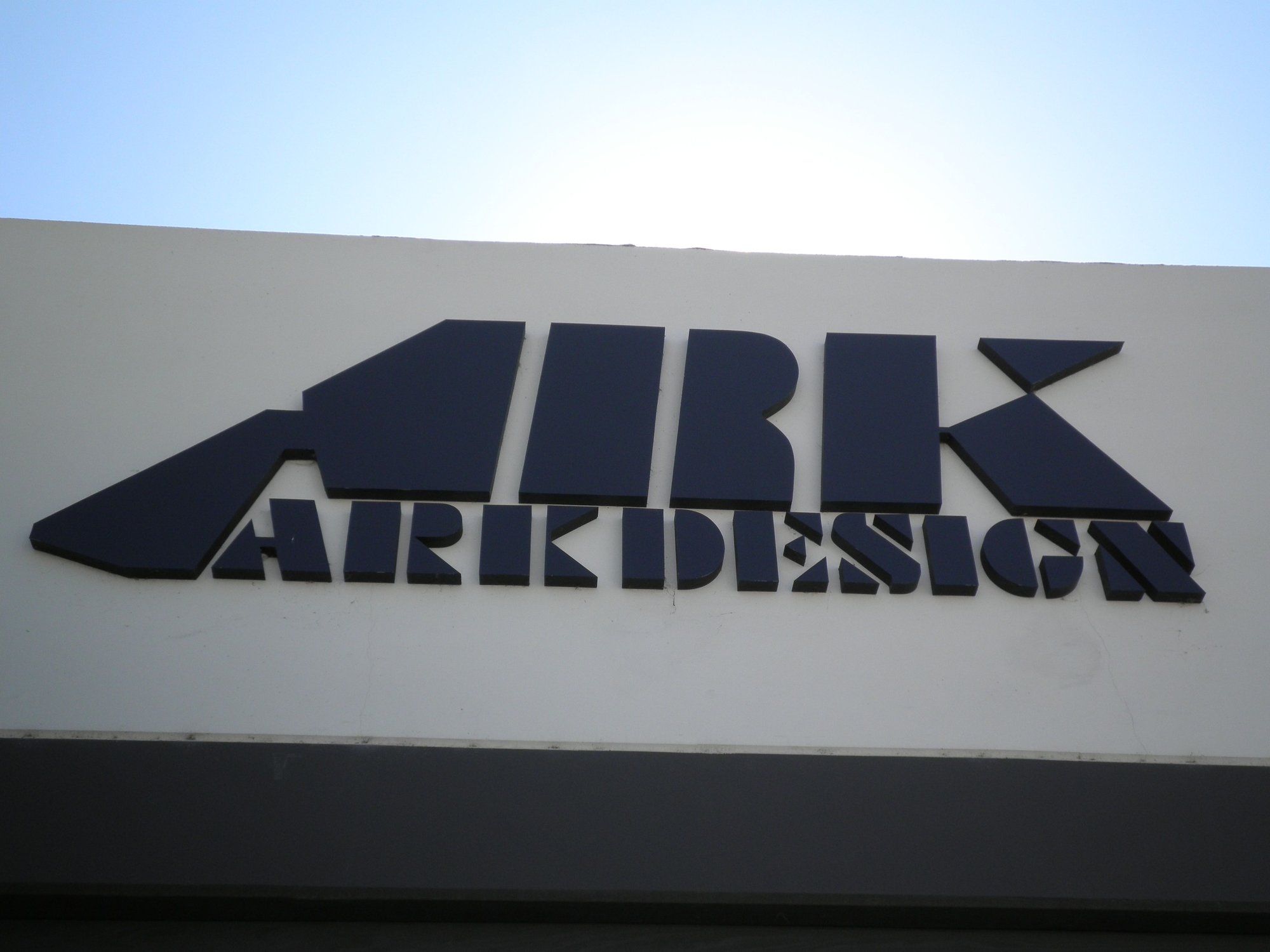 Foam lettering with black aluminum faces — OC Sign Company