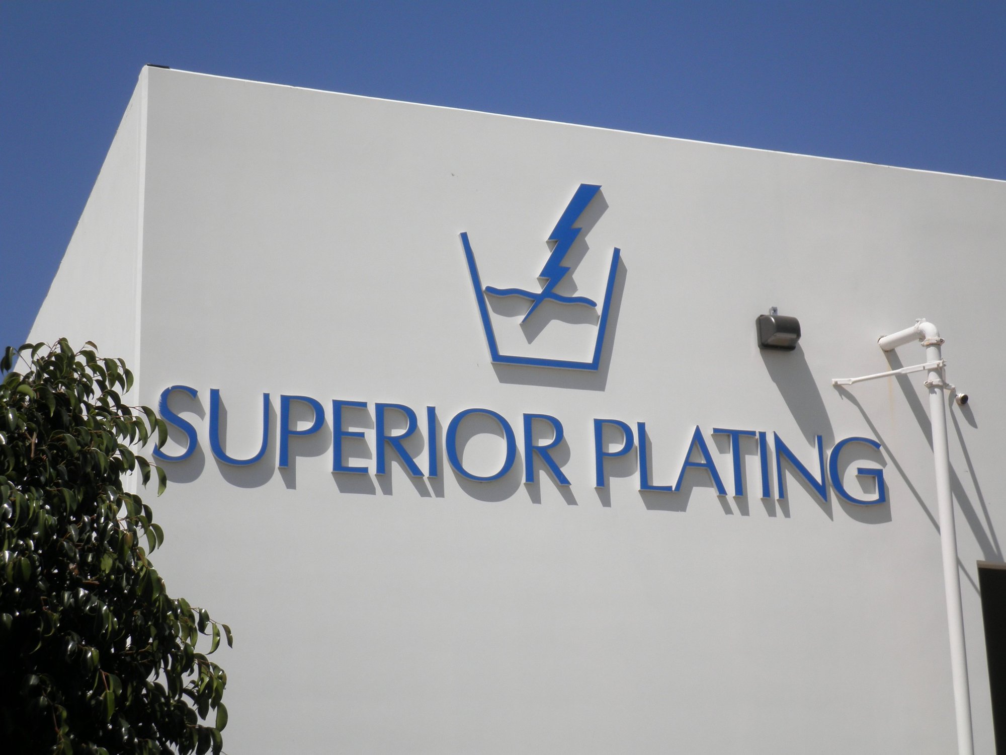 Foam letters and logo with aluminum faces — OC Sign Company