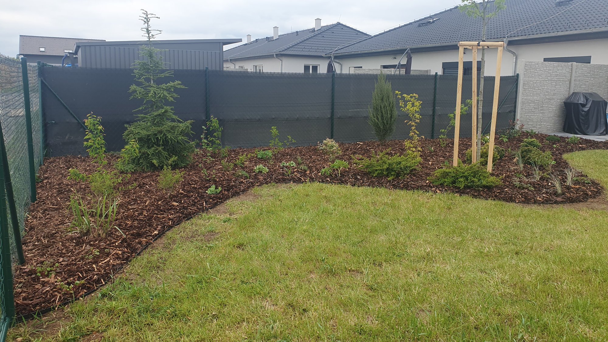 Založení okrasného záhonu – Buštěhrad